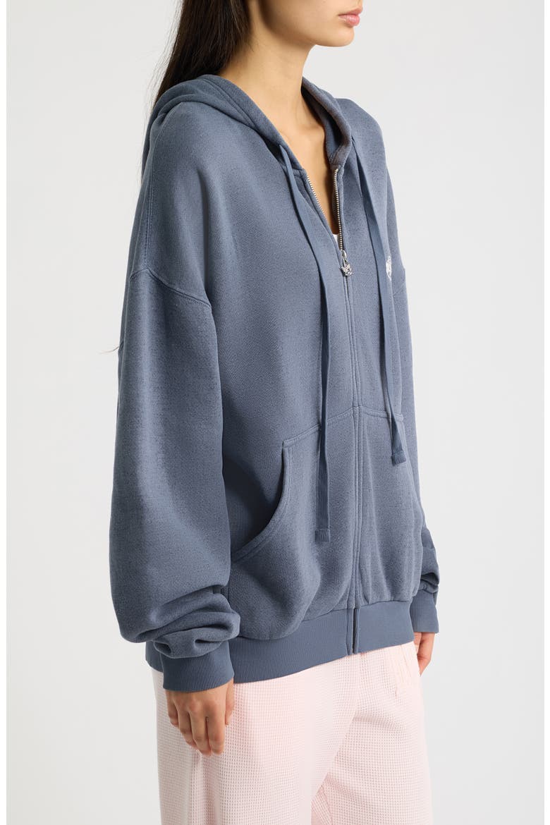 I Miss Nothing About You Full Zip Hoodie, Alternate, color, BLUE