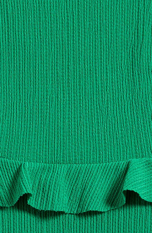 Shop Ava & Yelly Kids' Ruffle Textured Knit Party Dress
