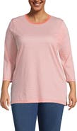 Lands' End 3/4 Sleeve Cotton Supima Tunic