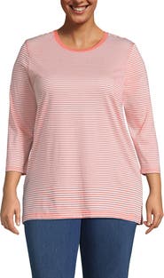 Lands' End 3/4 Sleeve Cotton Supima Tunic