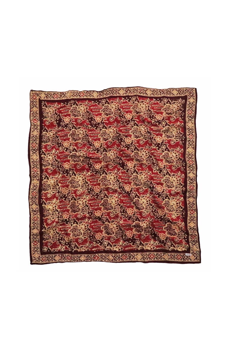 Kasih Co-op Hand Dyed Batik Bandana, Main, color, Sunlit Garden