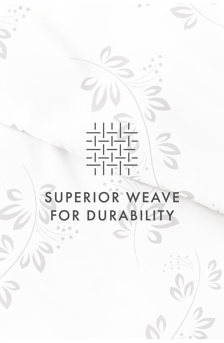 HOMESPUN Home Spun Premium Ultra Soft 3-Piece Simple Vine Print Duvet Cover Set, Alternate, color, Gray