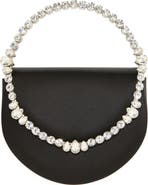 L’alingi Eternity Flap Embellished Satin Clutch