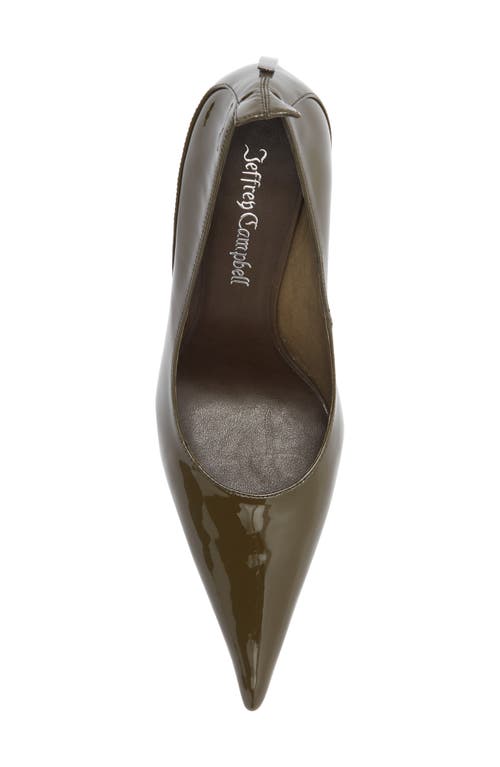 Jeffrey Campbell Freak Out Pointed Toe Pump In Green