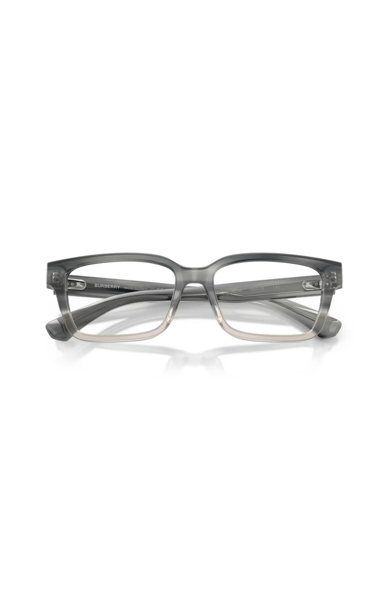 Burberry 53mm Rectangle optical glasses, Alternate, color, Grey