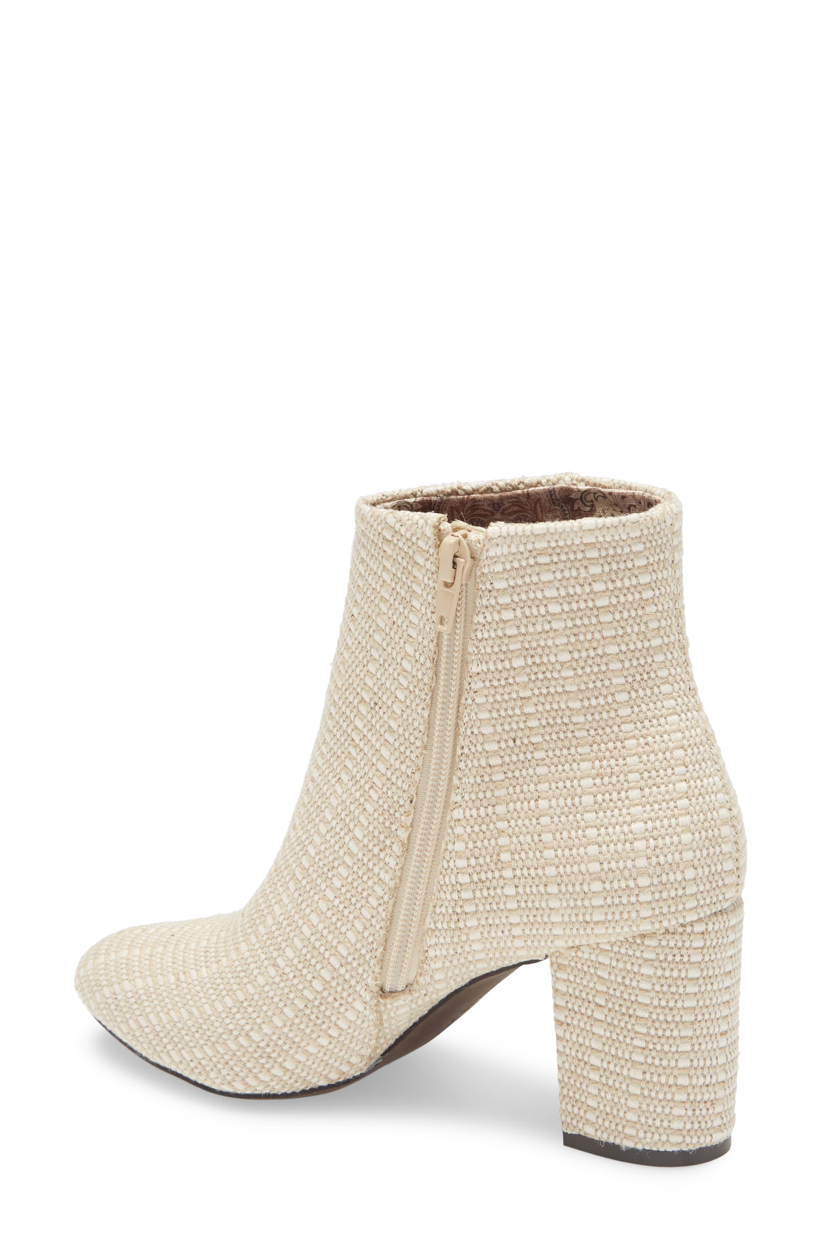 Band of Gypsies Andrea Bootie, Alternate, color, NATURAL JUTE FABRIC