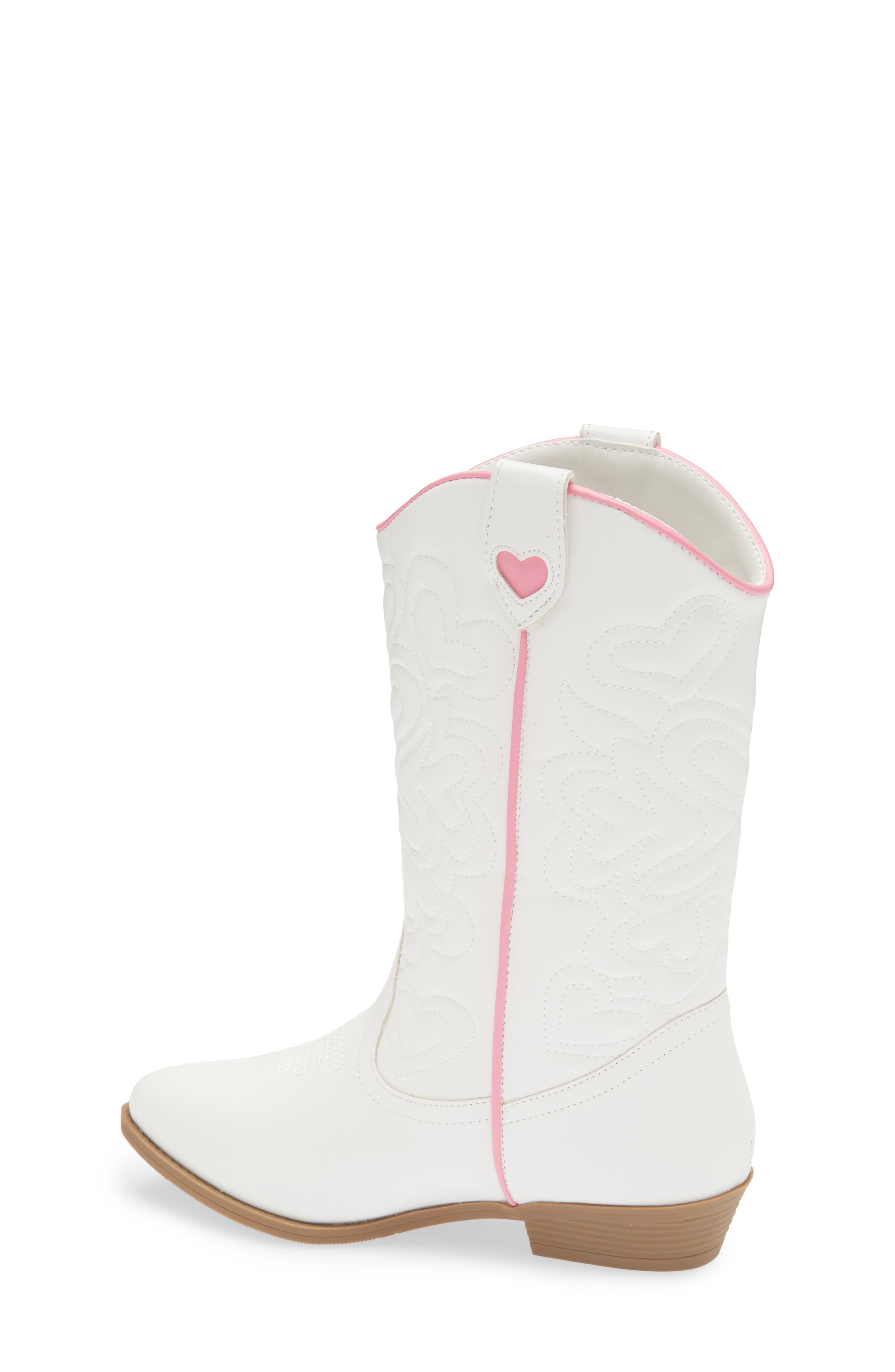 Harper Canyon Kids' Camryn Western Boot, Alternate, color, White