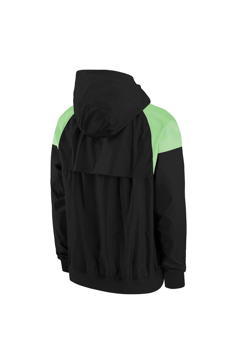 Nike Men's Nike Black Liverpool Windrunner Raglan Full-Zip Jacket, Alternate, color, 
