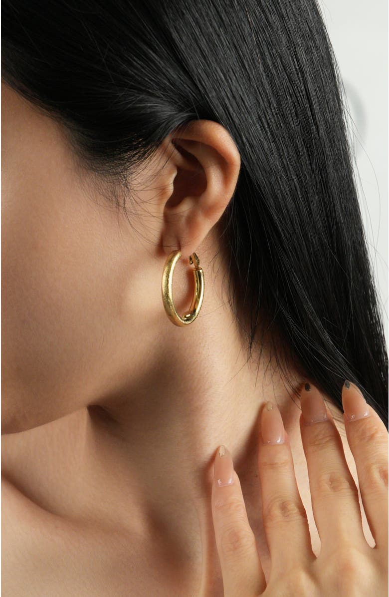 RC RETRO CHIC Retro Small Hoop Earrings, Alternate, color, Gold