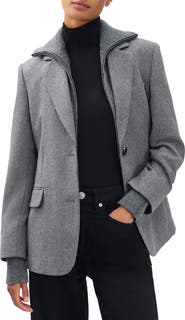 rag & bone Frank Mixed Media Blazer