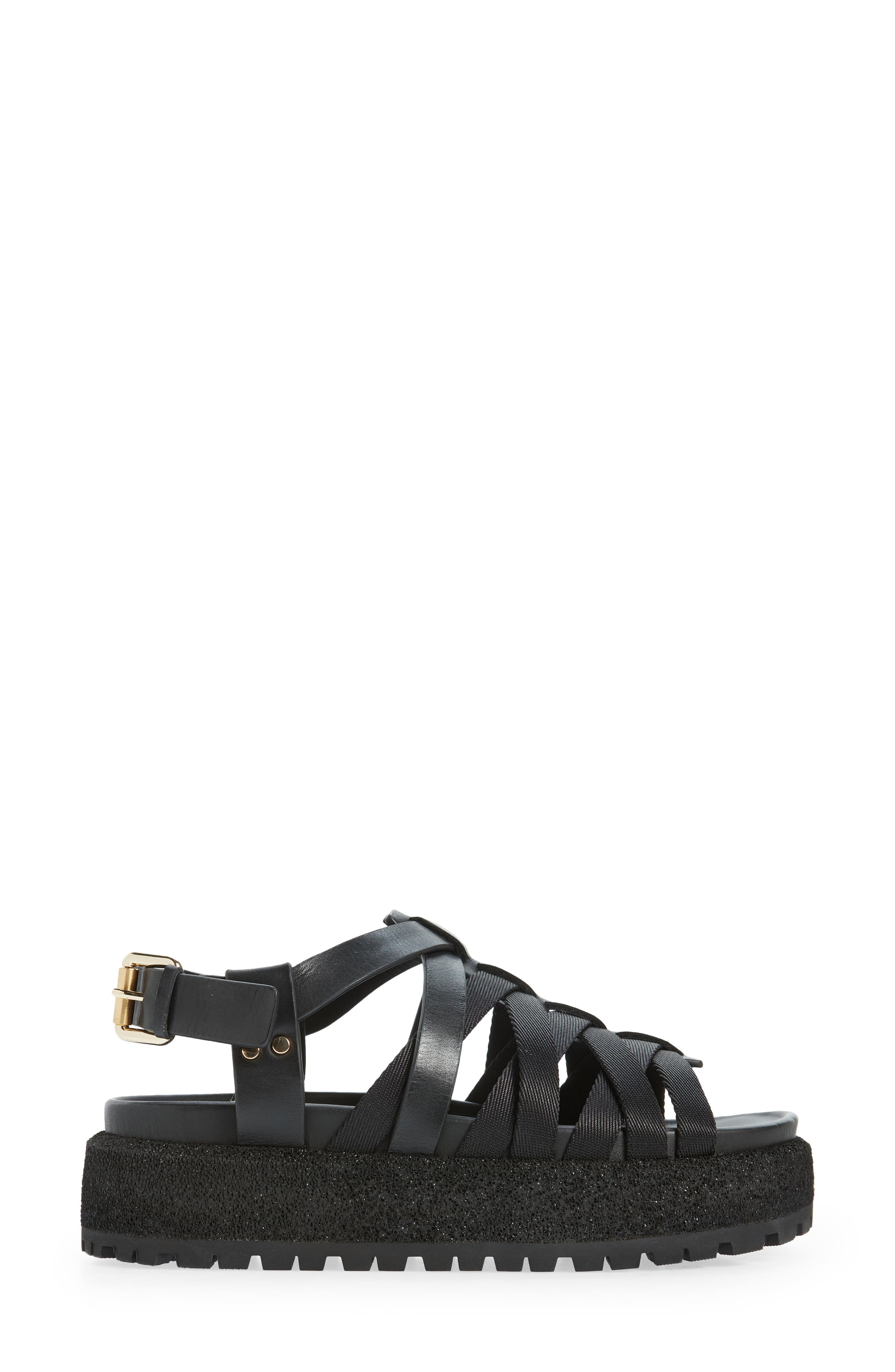 rag & bone Park Platform Fisherman Sandal, Alternate, color, 