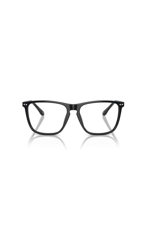 Ralph Lauren 53mm Square Optical Glasses In Black