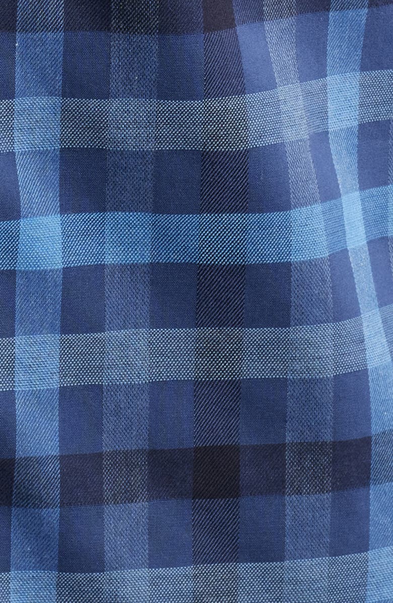 UNTUCKit Walton Check Wrinkle Free Cotton Dobby Button-Up Shirt, Alternate, color, 