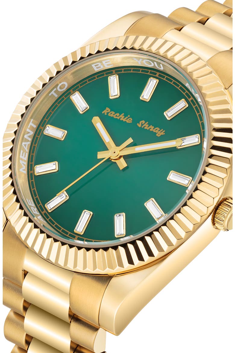 A Night in Malibu Bracelet Watch, 36mm, Alternate, color, POLO GREEN