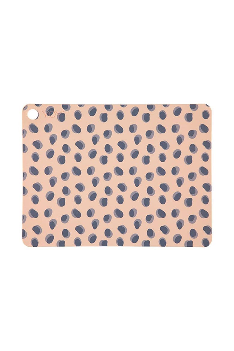 Placemat Leopard Dots - Set of 2, Main, color, Camel