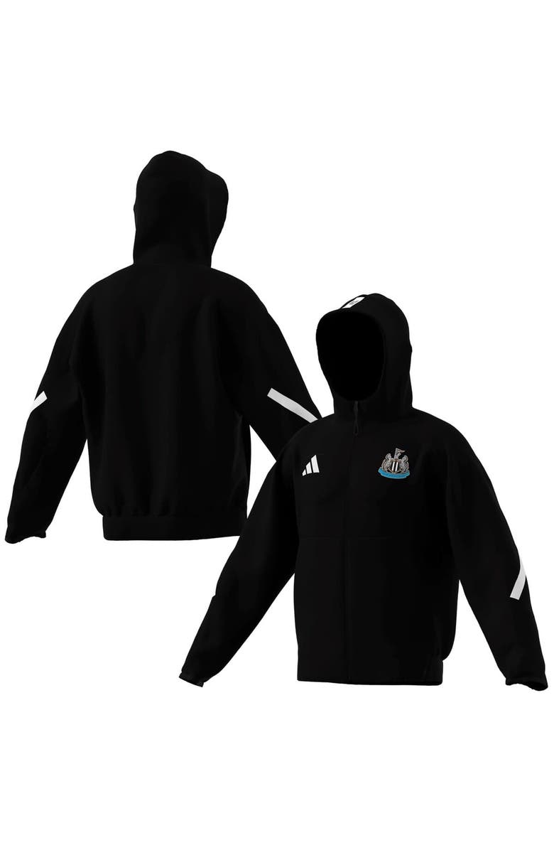adidas Men's adidas Black Newcastle United 2025/26 Anthem Full-Zip Jacket, Main, color,