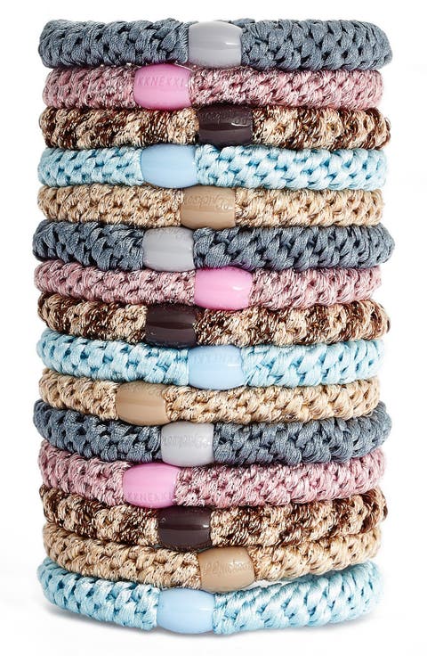 Grab & Go 15-Pack Braided Ponytail Holders