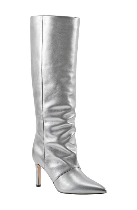 Narysa Pointed Toe Knee High Boot