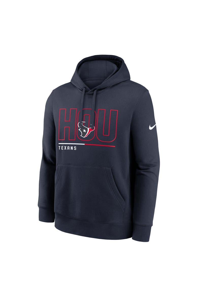 Men's Nike Navy Houston Texans City Code Hoodie, Alternate, color, Navy