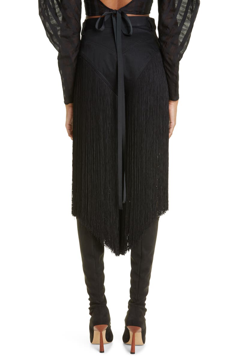 CAFE FORGOT x ZACHARIAH Fringe Jeans, Alternate, color, 