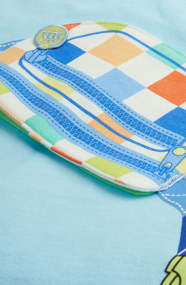 Magnetic Me Kids' Fidget Cotton Graphic T-Shirt & Shorts Set, Alternate, color, Blue