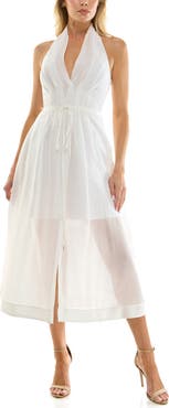 Socialite Midi Halter Dress