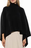 Alexia Admor Jon Turtleneck Knit Cape Top