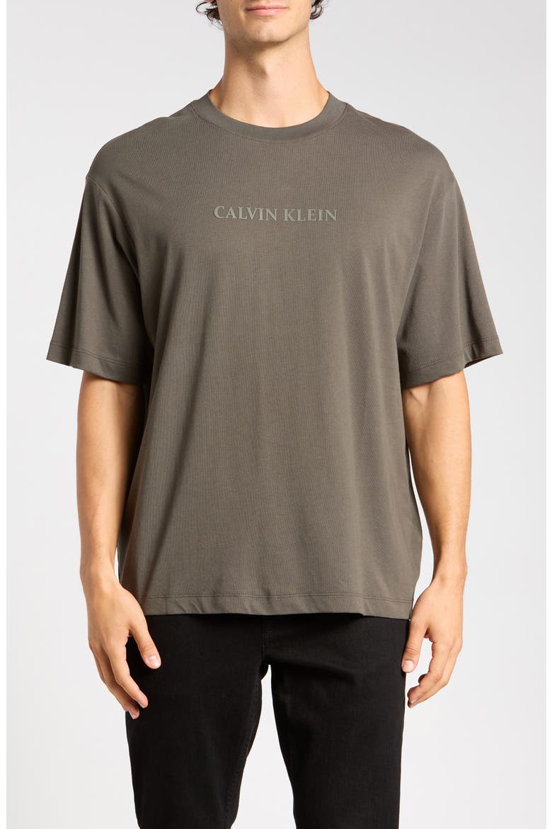 Relaxed Fit Serif Graphic T-Shirt, Main, color, BELUGA