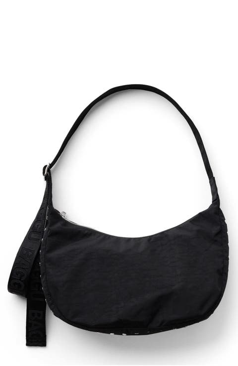 Medium Nylon Crescent Bag