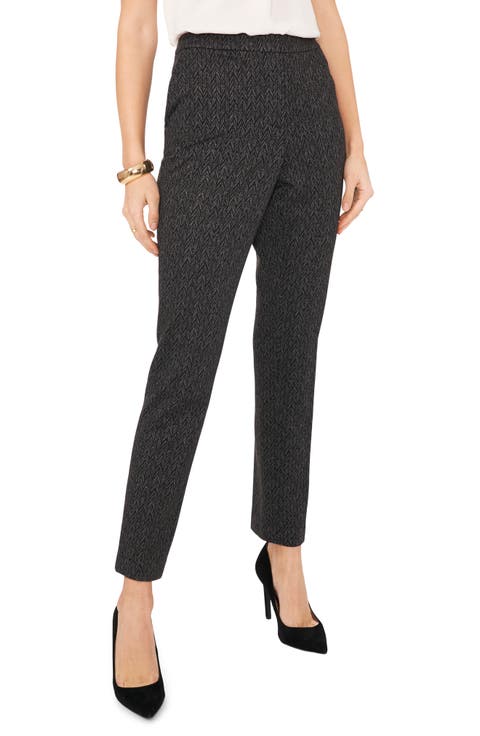 Herringbone Ankle Pants