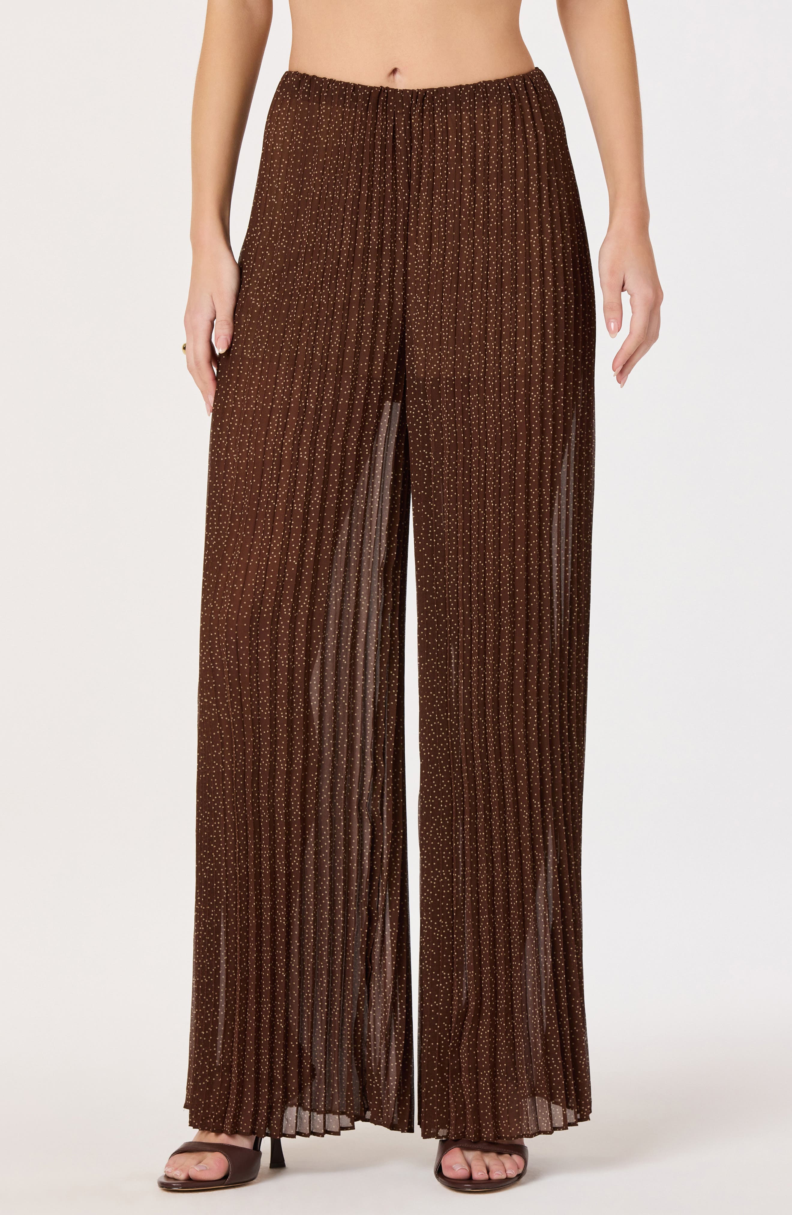 selected BROWN POLKADOT