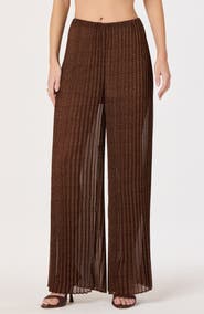 ASTR the Label Janesa Plissé Wide Leg Pants
