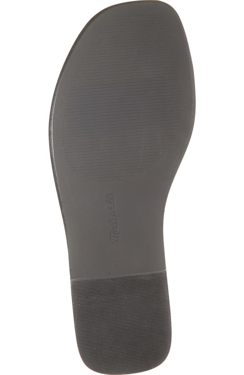 Madewell Toe Loop Sandal, Alternate, color, True Black