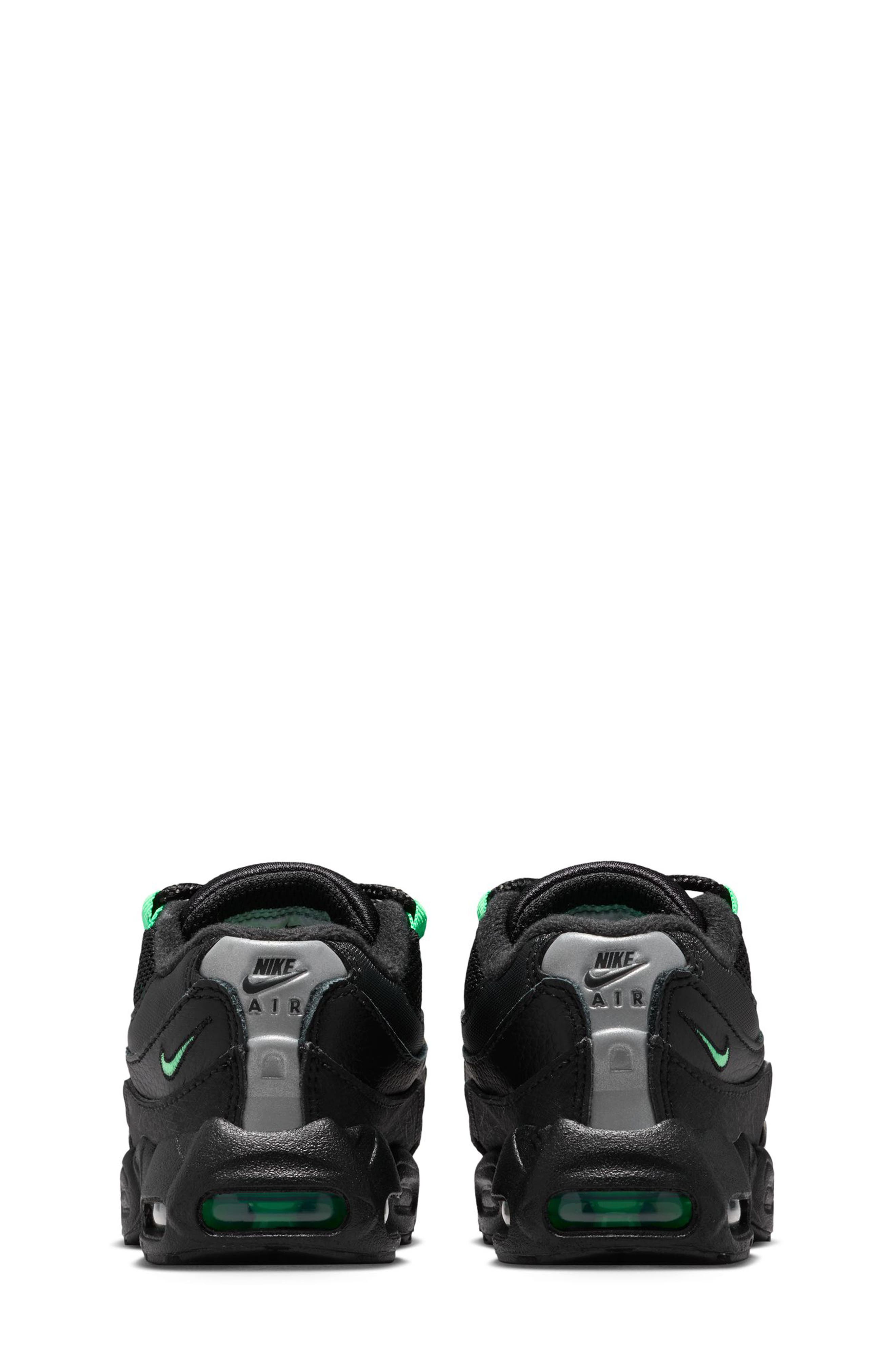 Nike Kids' Air Max 95 Sneaker, Alternate, color, 009 Black/Grnshk