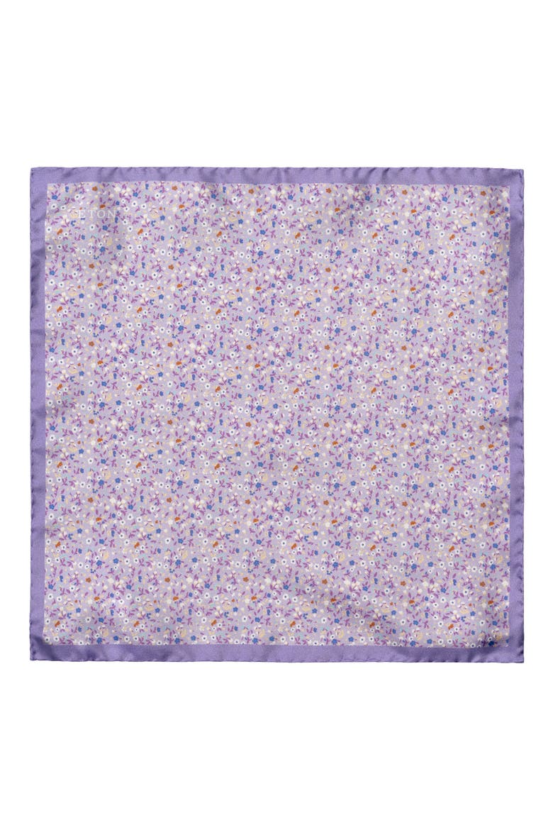 Floral Silk Pocket Square, Alternate, color, LT/ PASTEL PURPLE