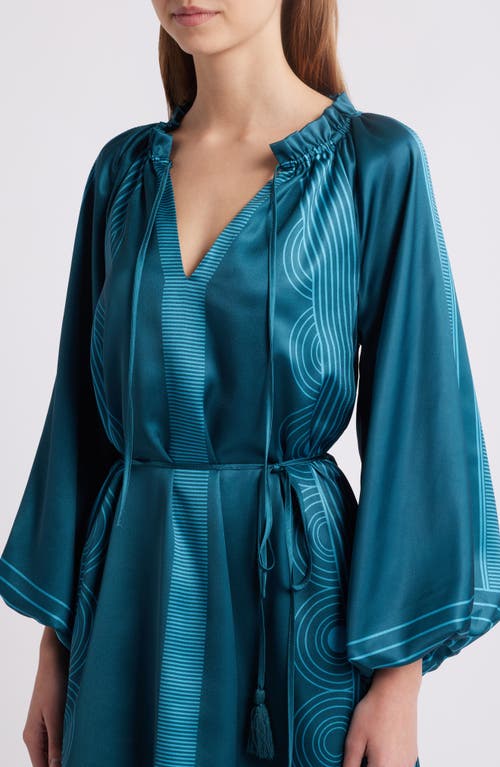 CIEBON CIEBON RITZ TIE WAIST LONG SLEEVE DRESS