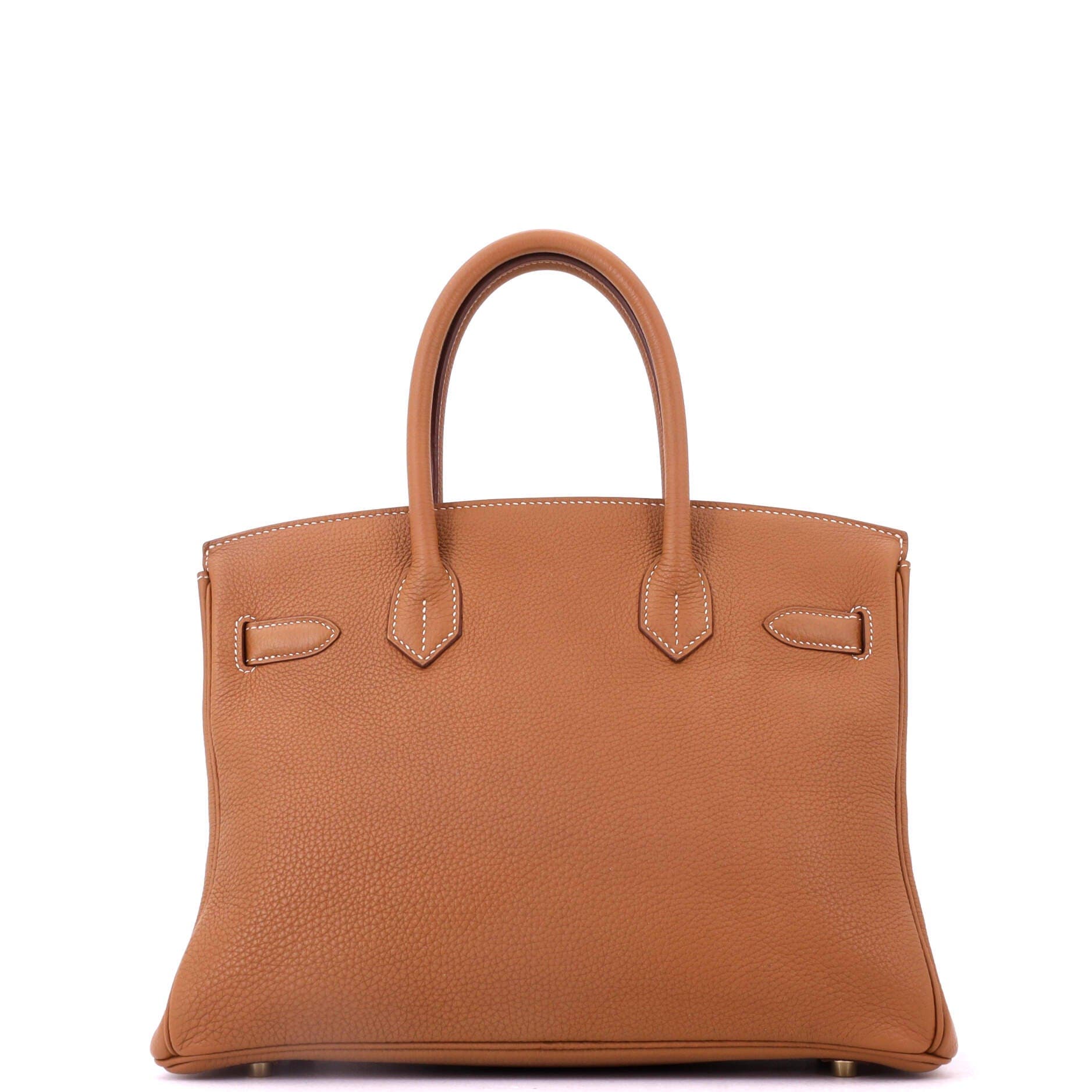 Birkin Handbag Brown Togo with Gold Hardware 30, Alternate, color, Metallic Gold