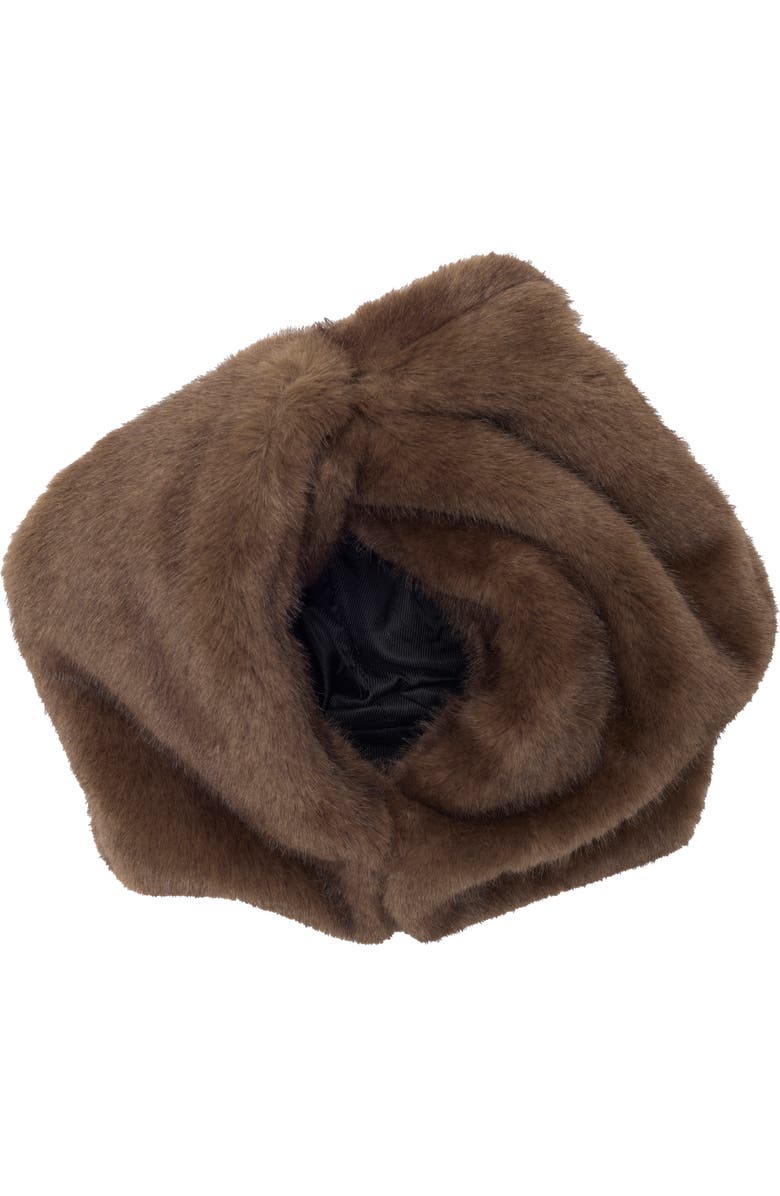 A.L.C. Simone Faux Fur Bag, Alternate, color, Brown