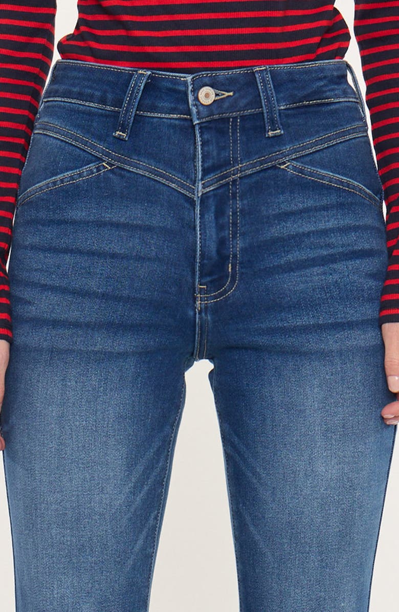 KanCan Ashton High Rise Flare Jeans, Alternate, color, Medium Wash