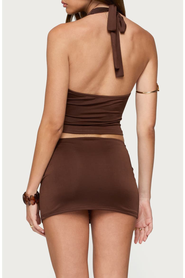 Isaiah Ring Cowl Neck Top, Alternate, color, DARK-BROWN