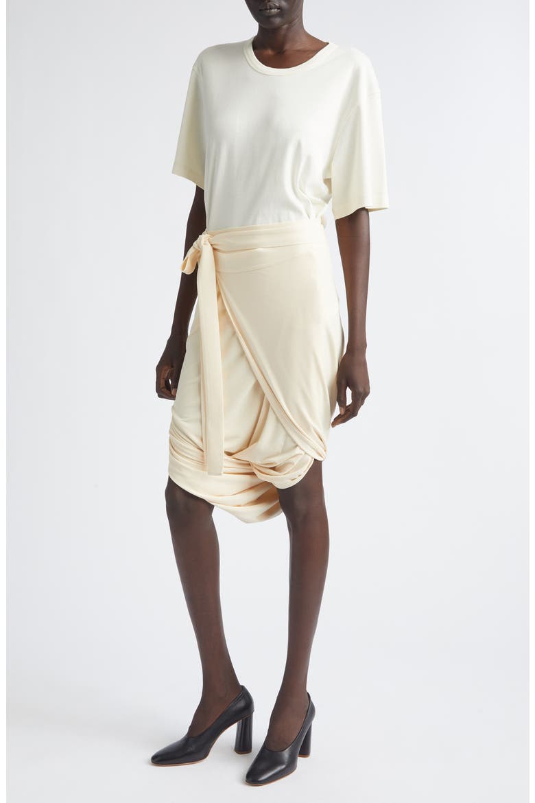 Cotton Jersey Rib T-Shirt, Alternate, color, LIGHT CREAM