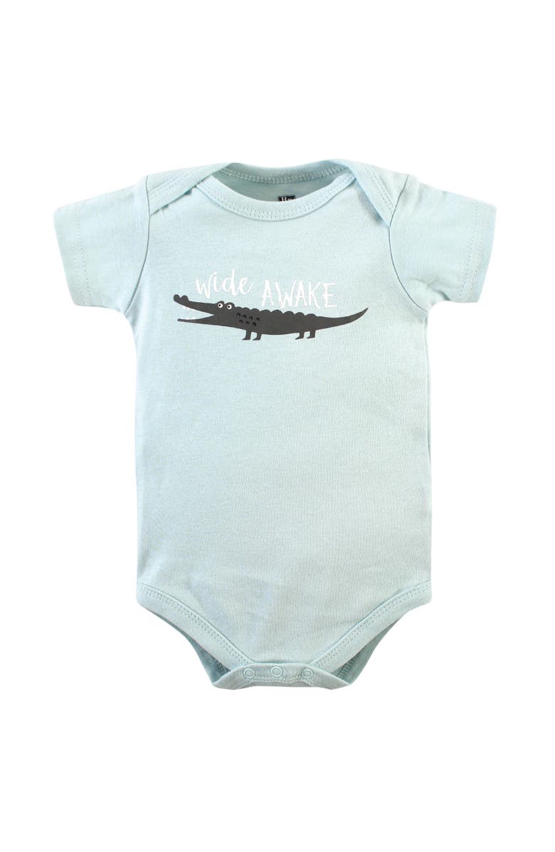 Hudson Baby Cotton Bodysuits 7-Pack, Alternate, color, Alphabet Animals