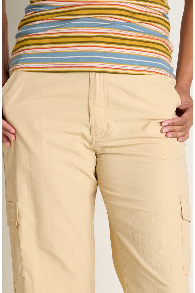 Trailscape Water Repellent Crop Hiking Pants, Alternate, color, CHAI