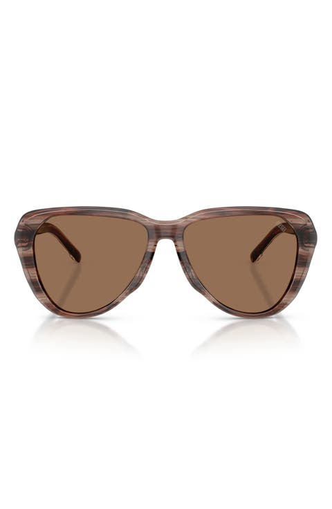56mm Pilot Sunglasses