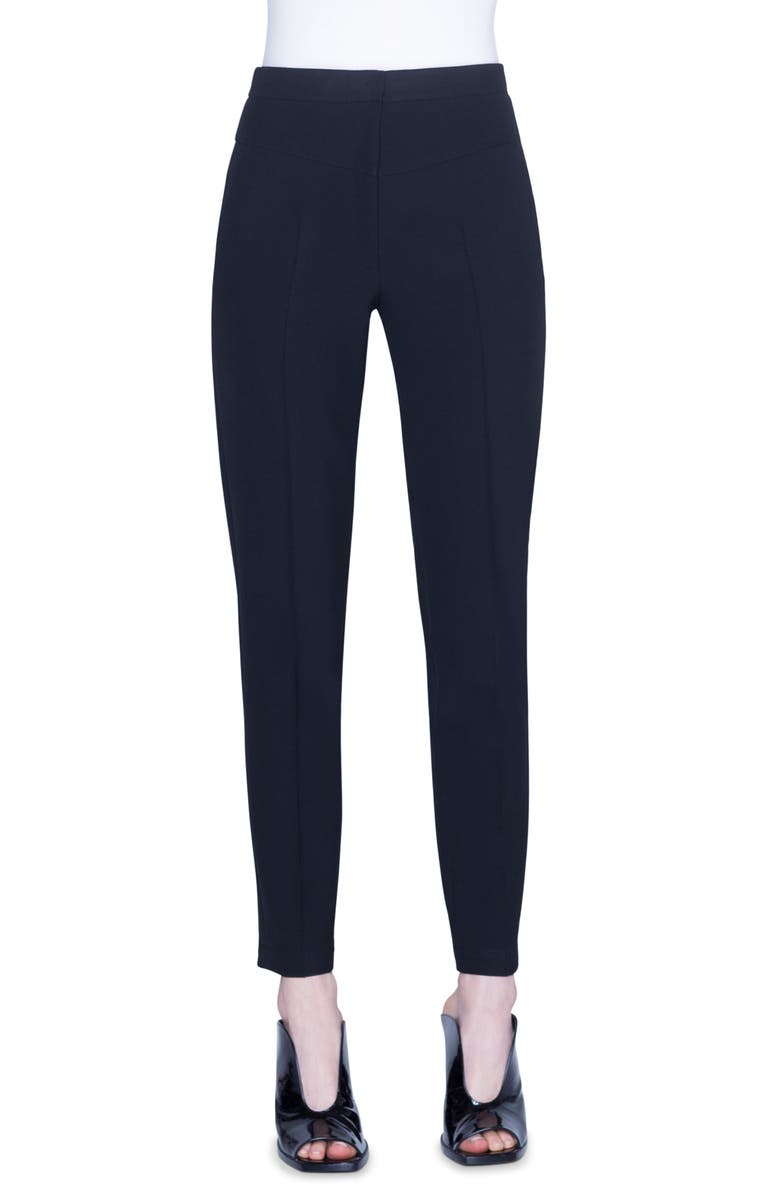 Akris punto Freya High Waist Crepe Pants, Main, color, 