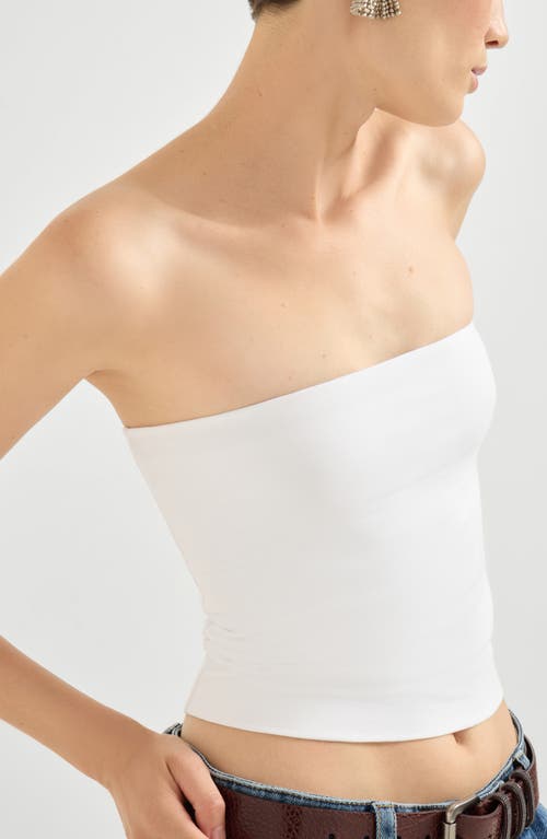 Brunello Cucinelli Bandeau Top In White