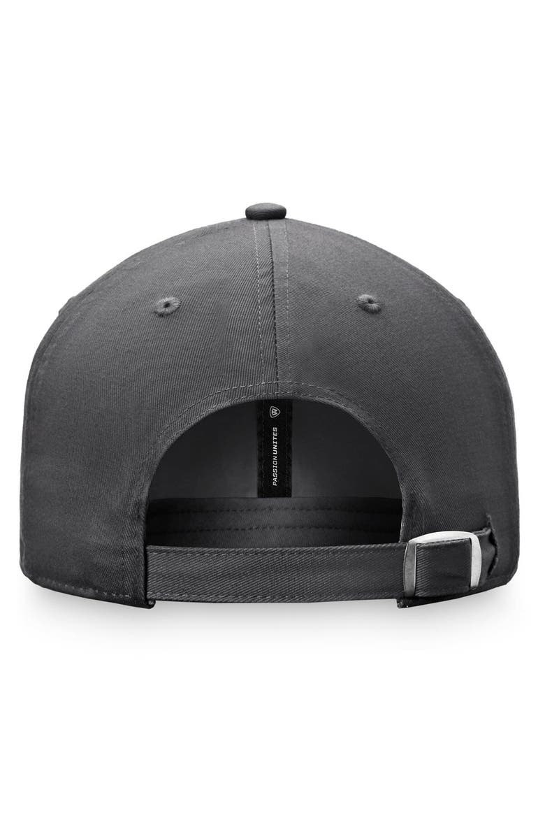 Men's Top of the World Charcoal Virginia Cavaliers Slice Adjustable Hat, Alternate, color, Charcoal