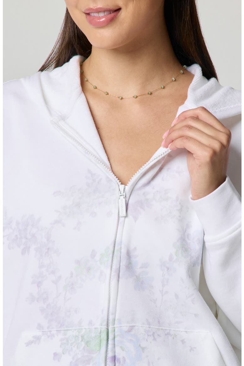Oversized Zip Hoodie, Alternate, color, BRIGHT WHITE