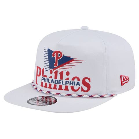 Men's New Era  White Philadelphia Phillies Collide Golfer Snapback Hat