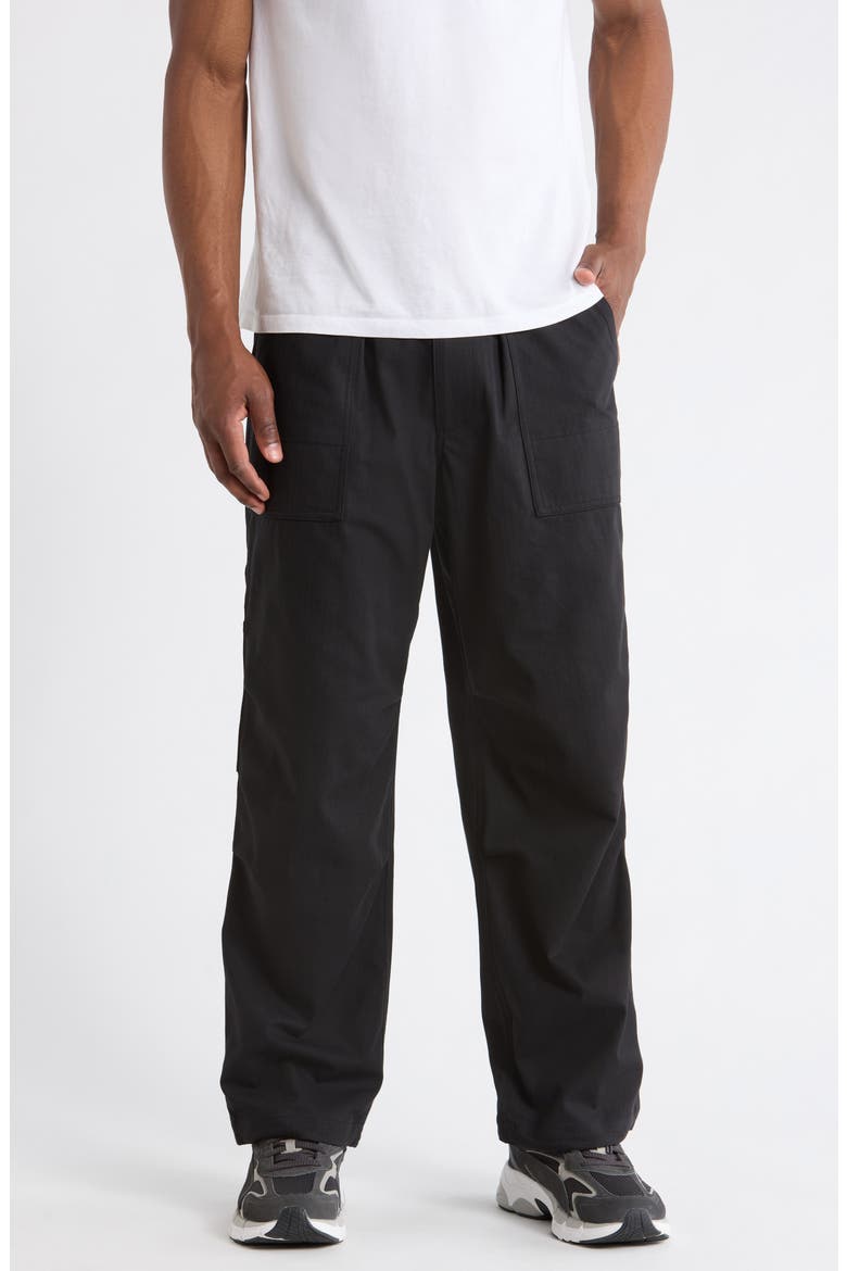 Takibi Herringbone Pants, Main, color, BLACK